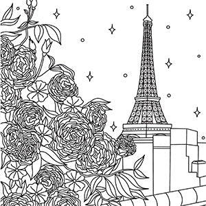 Emily in Paris Colouring Book