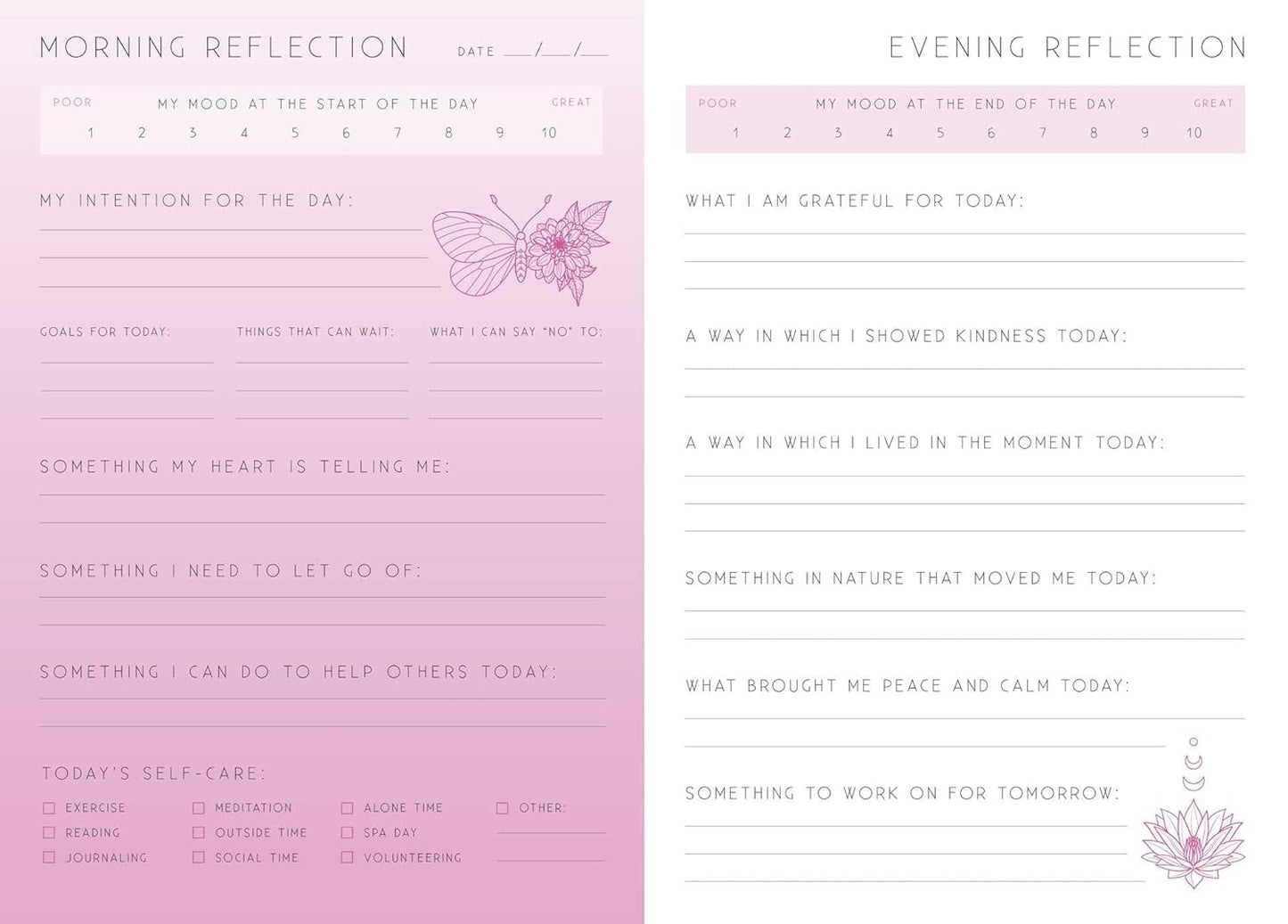 Grace | A Day & Night Reflection Journal
