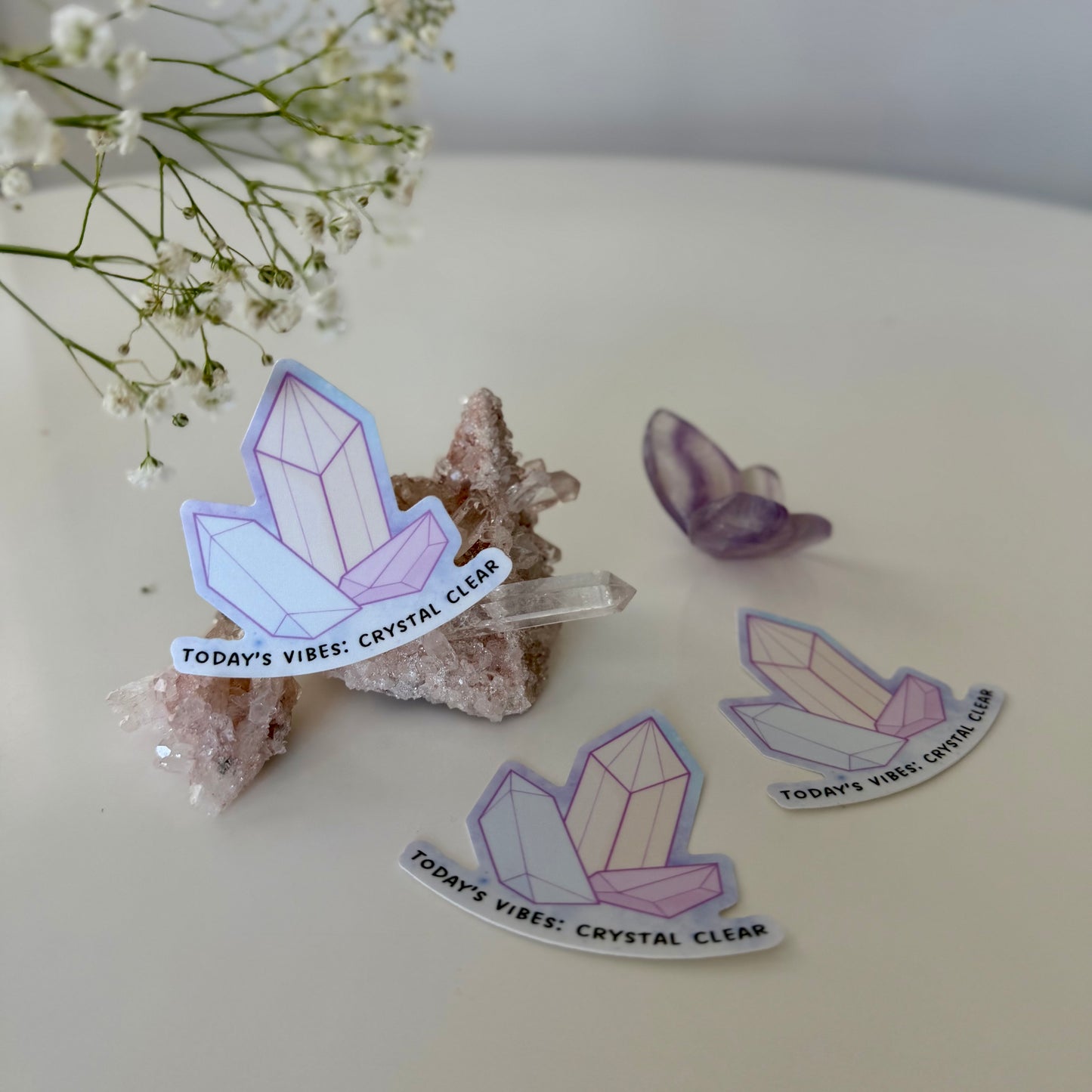 Today's Vibes - Crystal Clear | Sticker