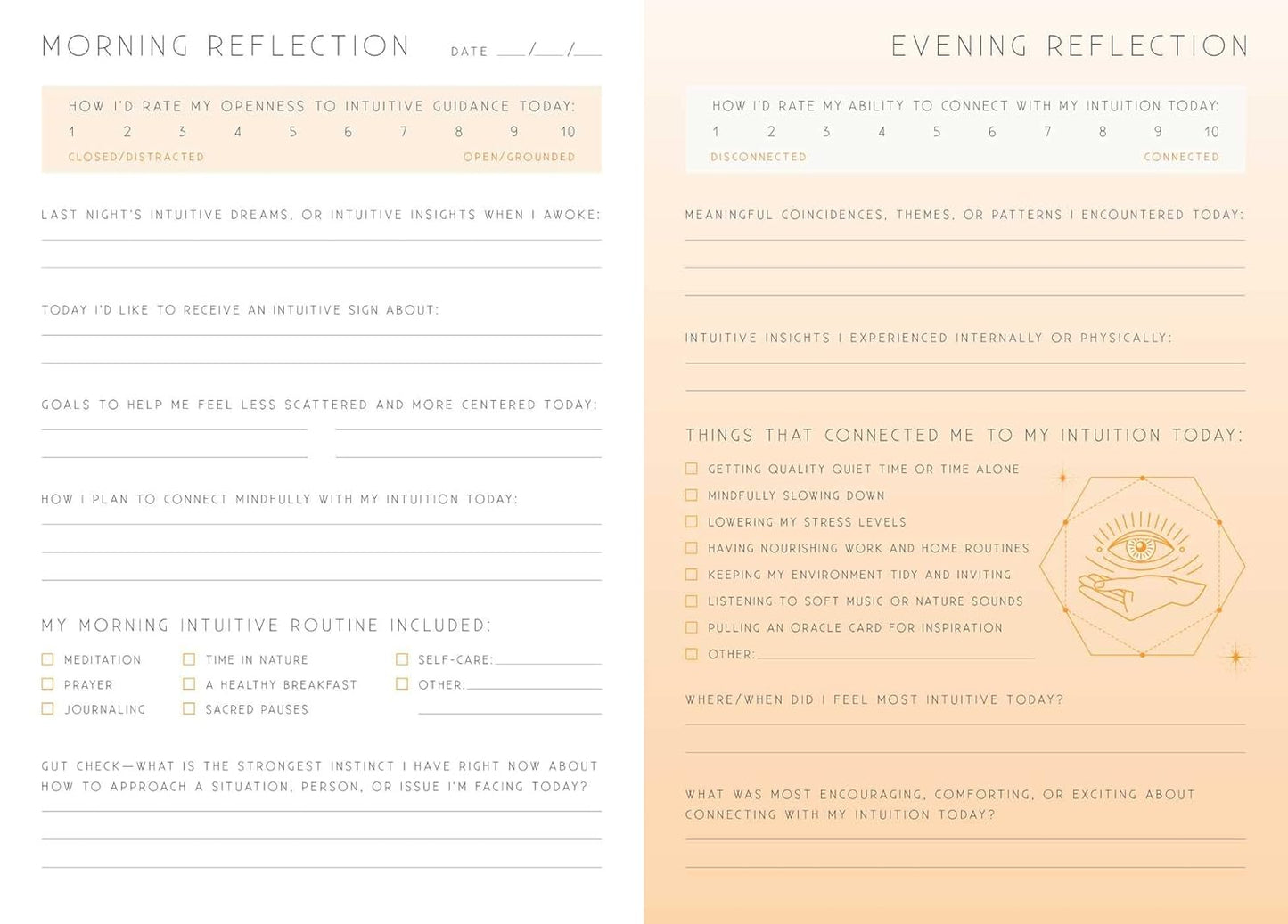 Intuition | A Day & Night Reflection Journal