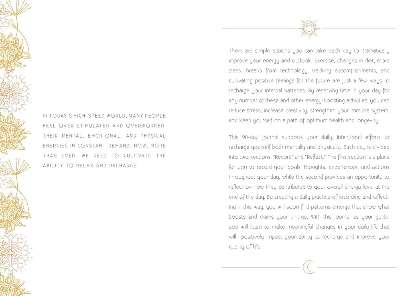 Recharge | A Day & Night Reflection Journal