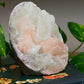 Zeolite X Green Apophyllite X Peach Stilbite | Cluster