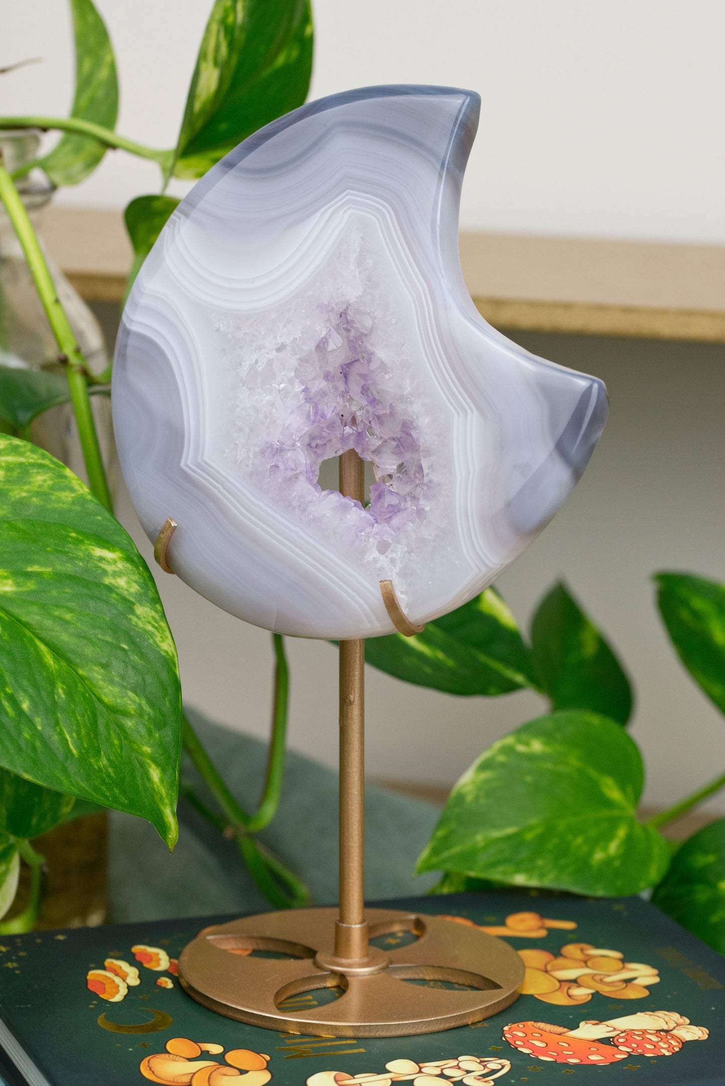 Amethyst X Agate | Moon