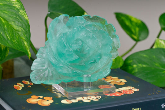 Green Fluorite | Rose