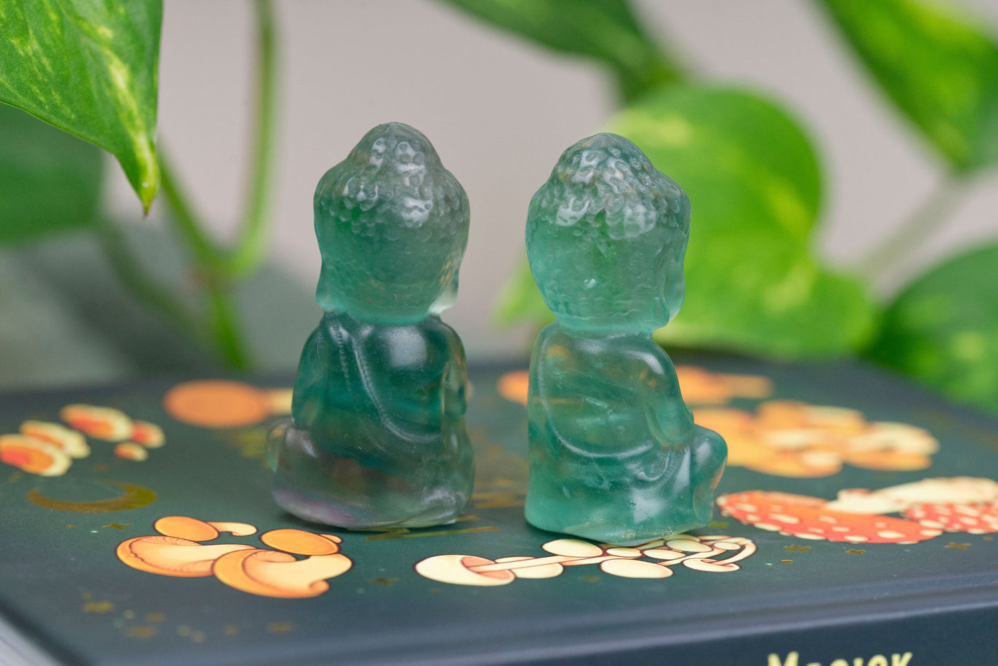 Rainbow Fluorite | Mini Buddha