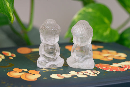 Clear Quartz | Mini Buddha