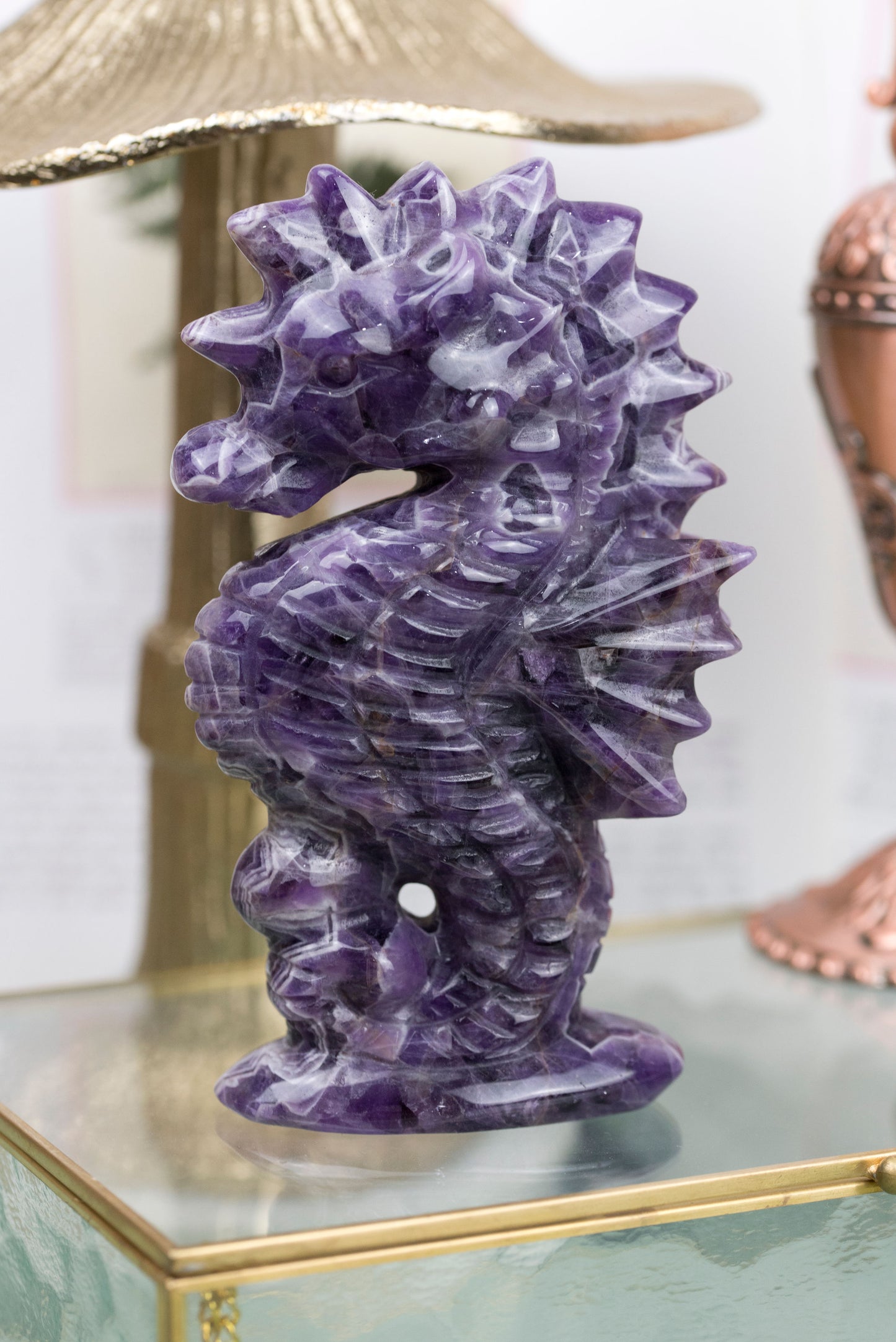 Dream Amethyst | Seahorses
