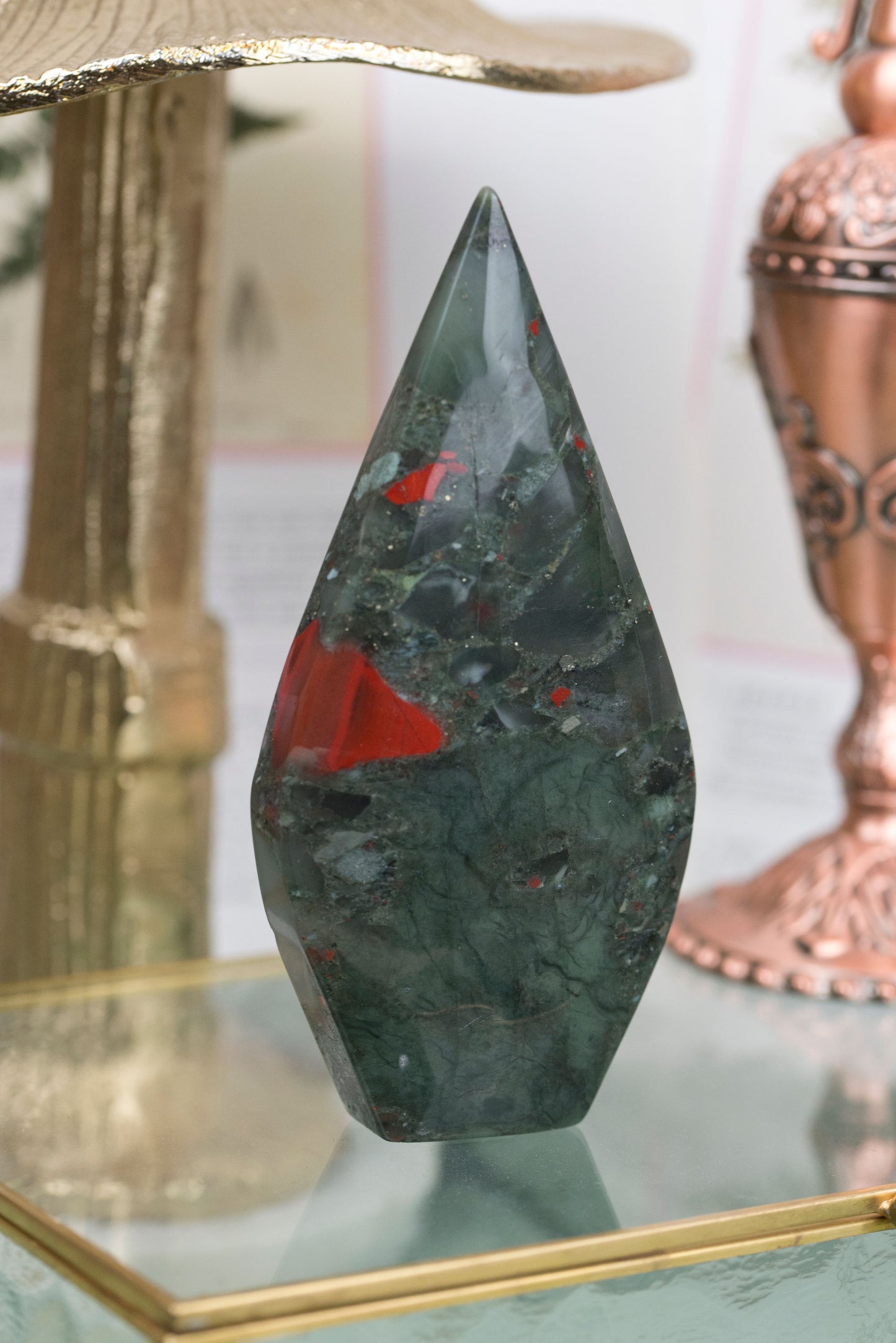 Bloodstone Jasper | Flames