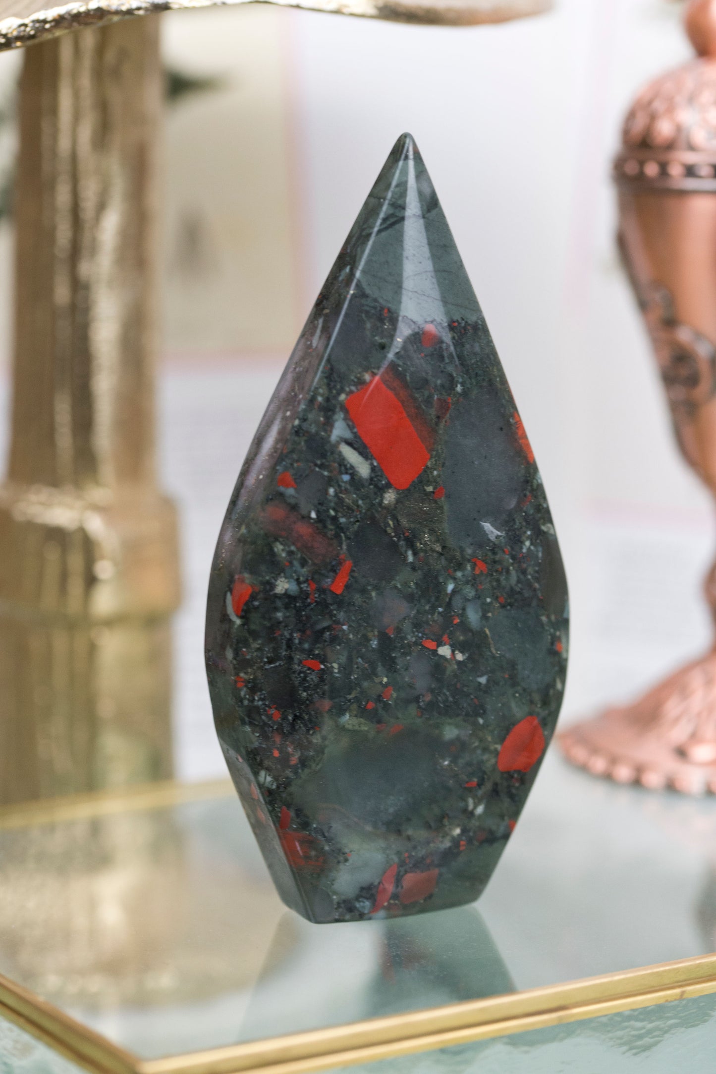 Bloodstone Jasper | Flames