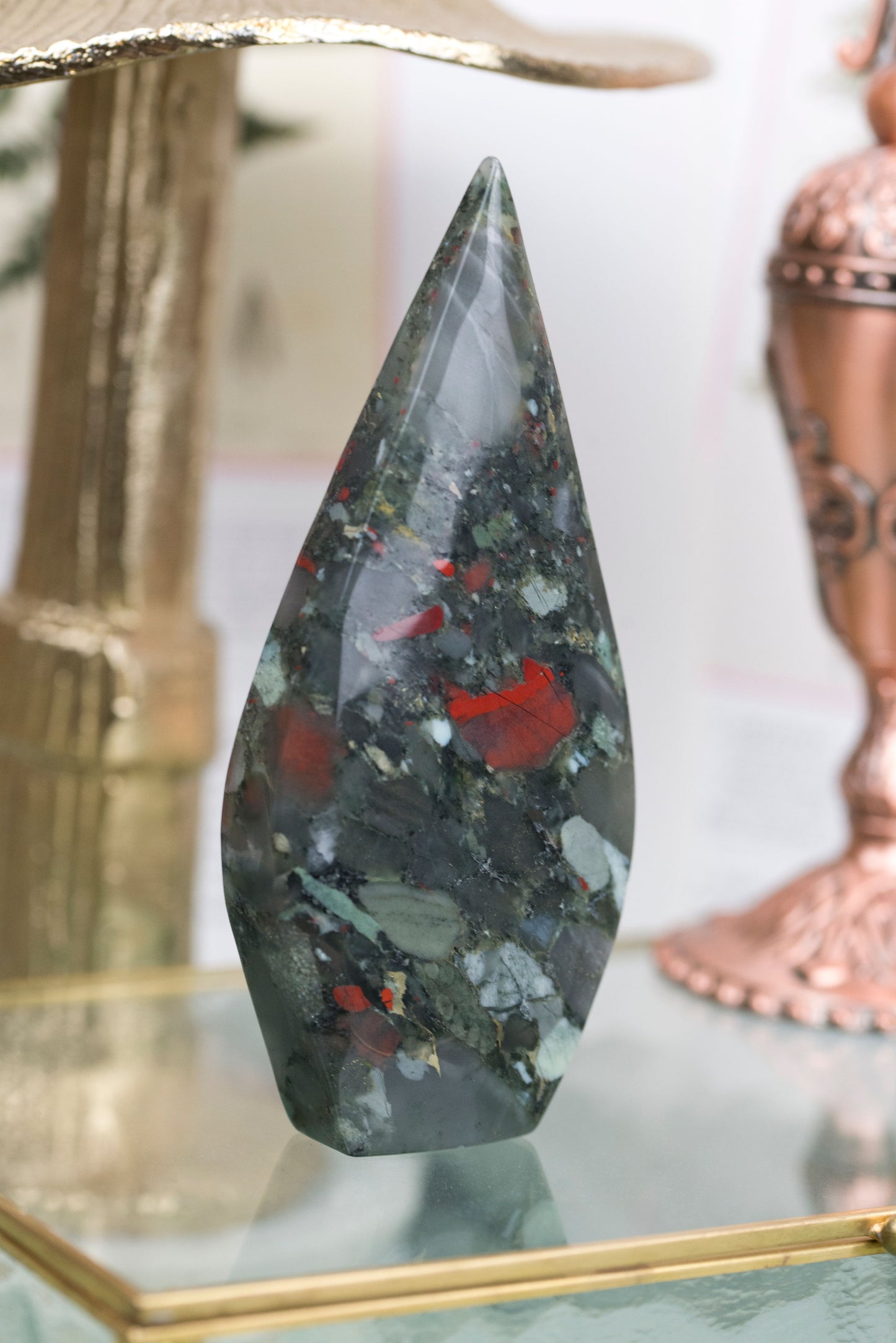 Bloodstone Jasper | Flames
