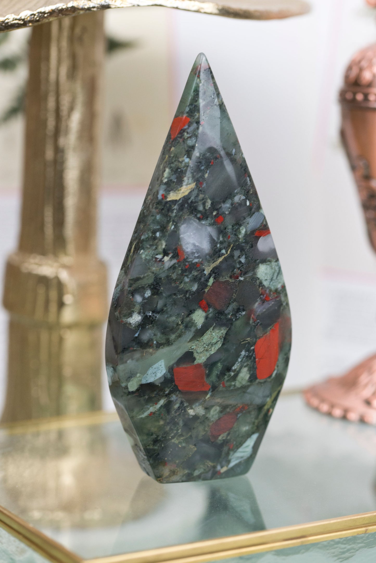 Bloodstone Jasper | Flames