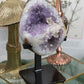 Amethyst X Calcite | Half Geode