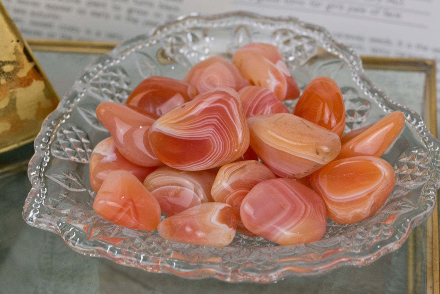 Peach Agate | Tumbles