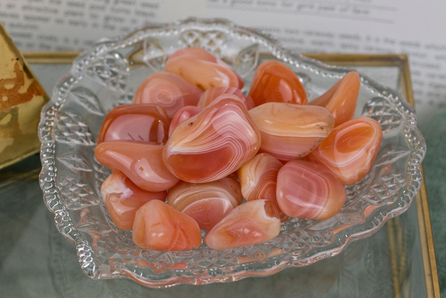 Peach Agate | Tumbles