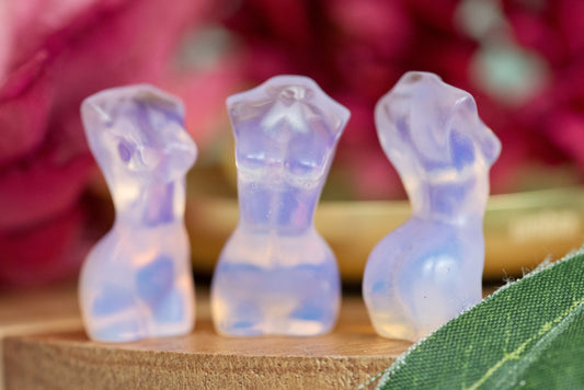 Pink Opalite Mini Goddess Bodies