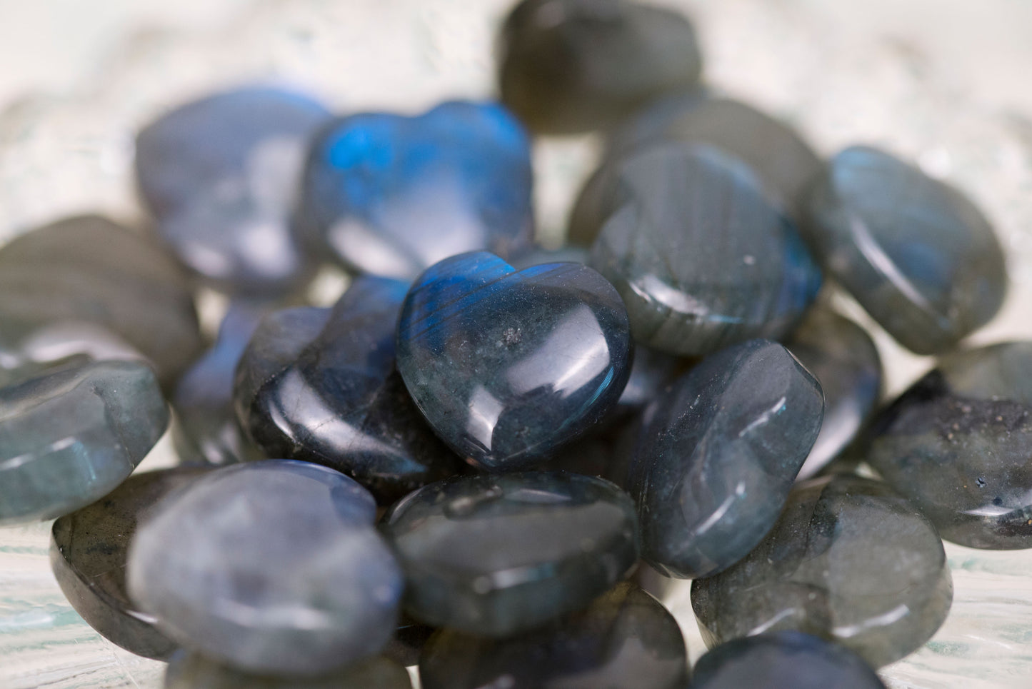 Labradorite Mini Hearts