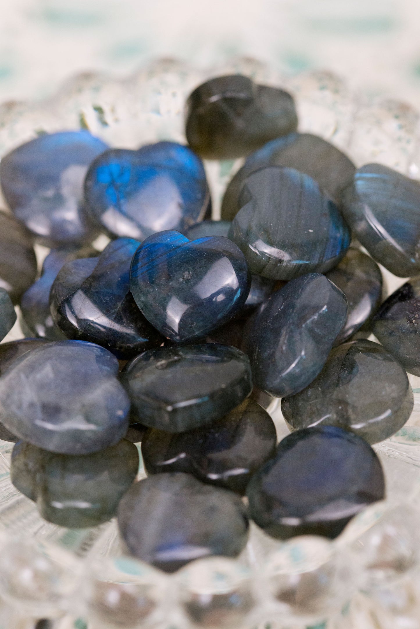 Labradorite Mini Hearts