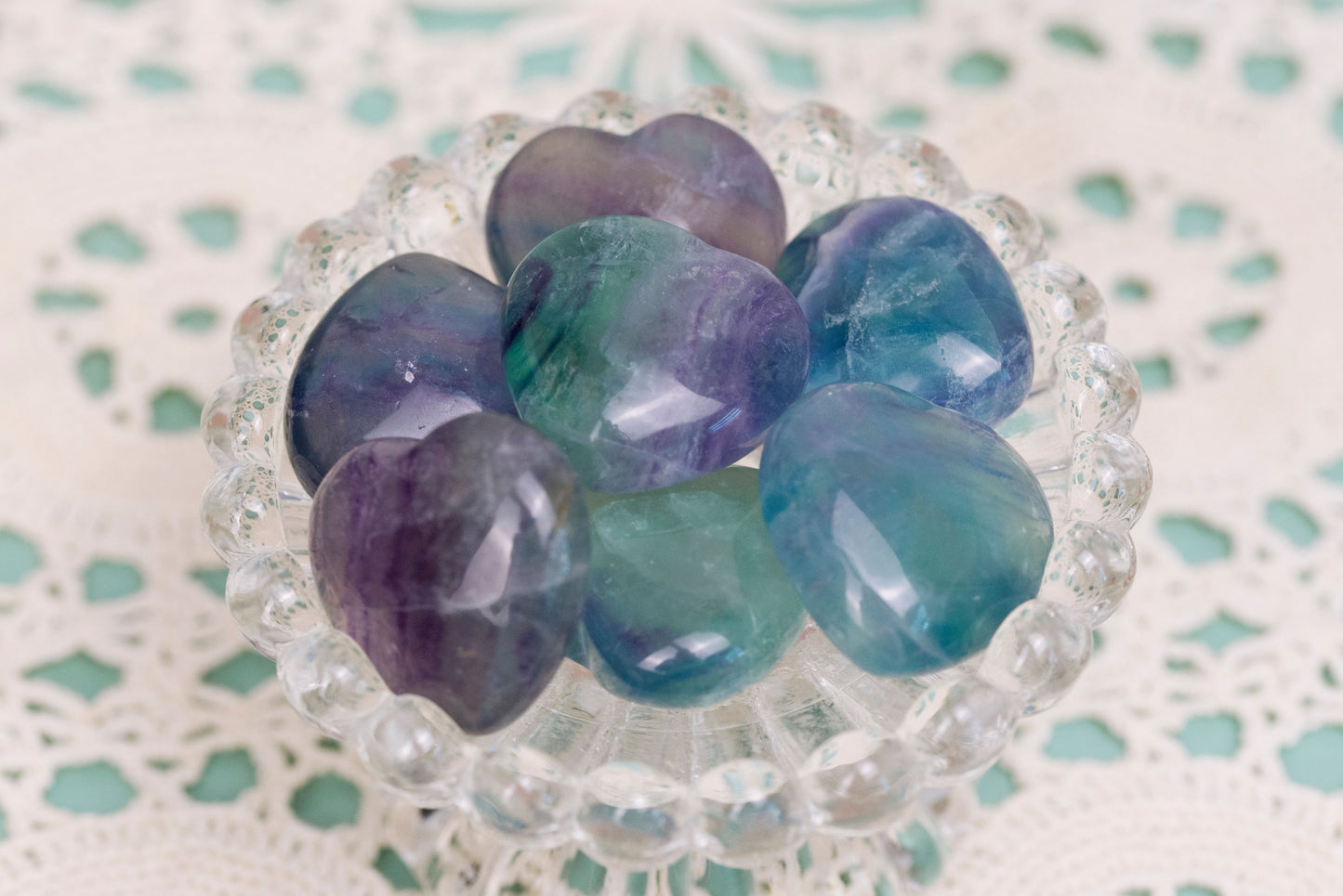 Fluorite Hearts