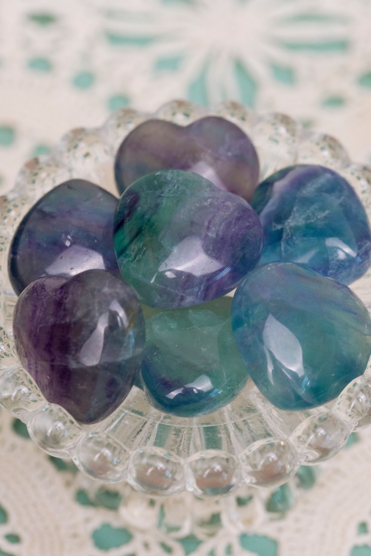 Fluorite Hearts