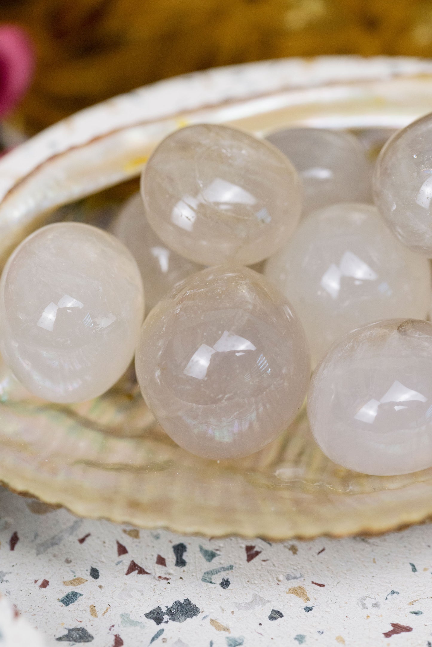 Blue Rose Quartz Tumbles