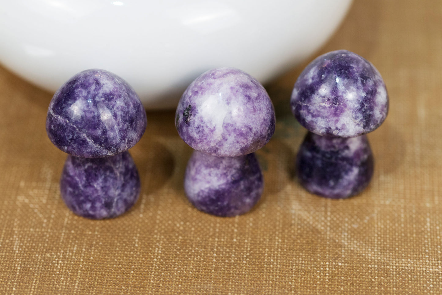 Lepidolite Mushrooms