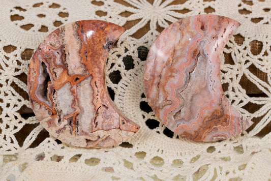 Crazy Lace Agate Moons