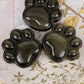 Gold-Sheen Obsidian Paws