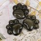 Gold-Sheen Obsidian Paws