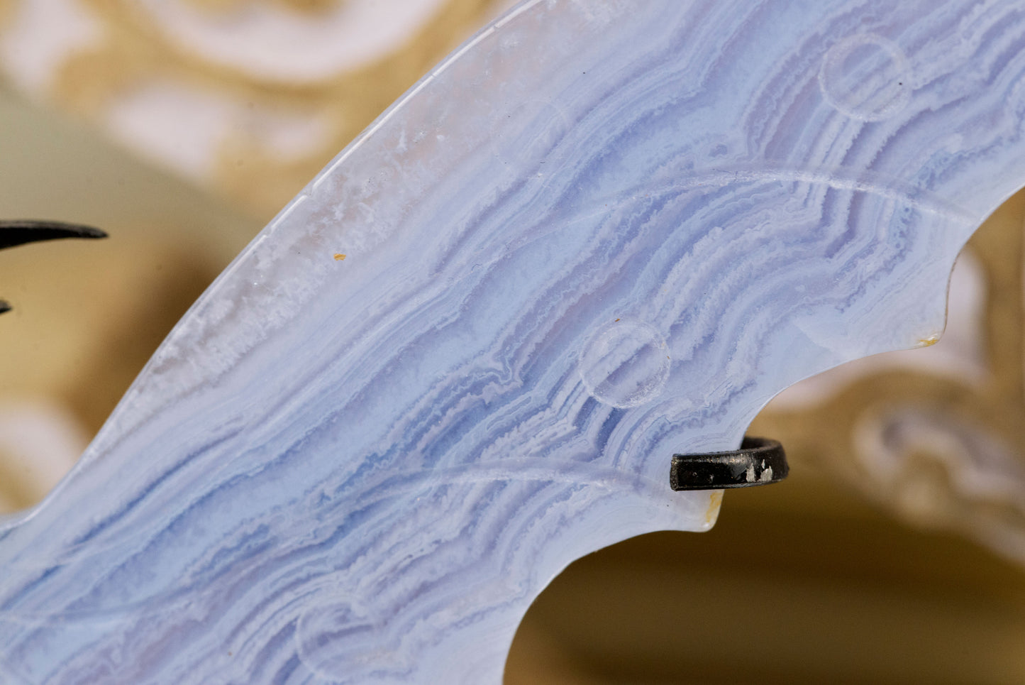 Blue Lace Agate Dragon Wings