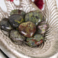 Dragon's Blood Jasper Hearts