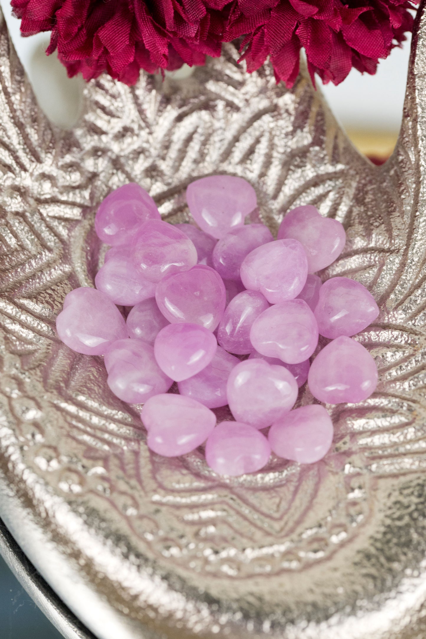 Kunzite Mini Hearts