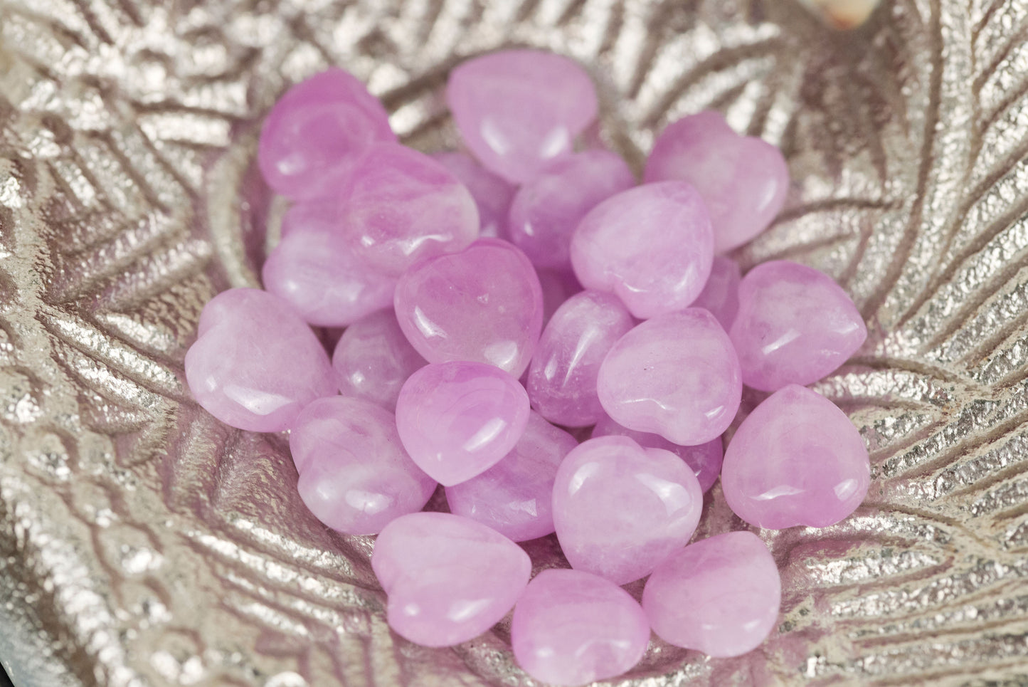 Kunzite Mini Hearts