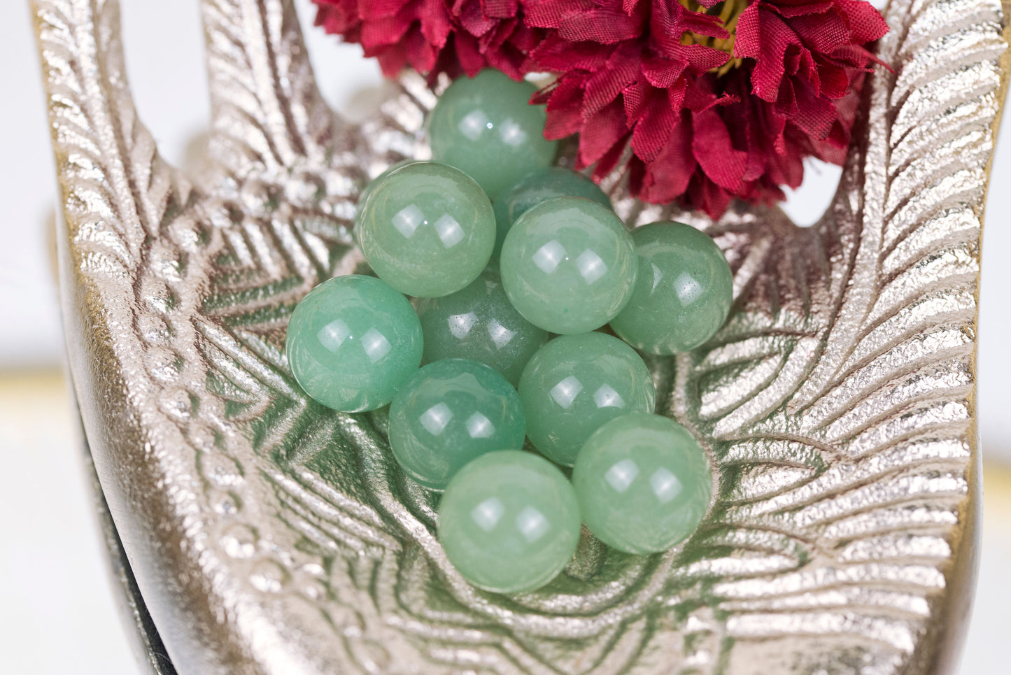 Green Aventurine Mini Spheres