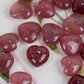 Strawberry Quartz Puffy Hearts