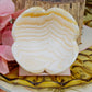 Orange Calcite Flower Bowl