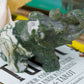 Moss Agate Elephants