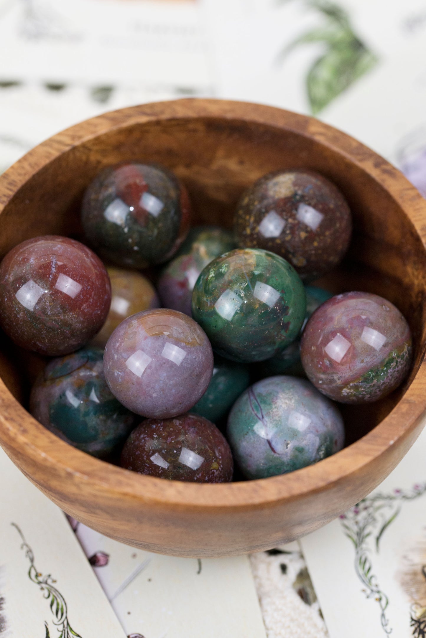 Ocean Jasper Mini-Spheres