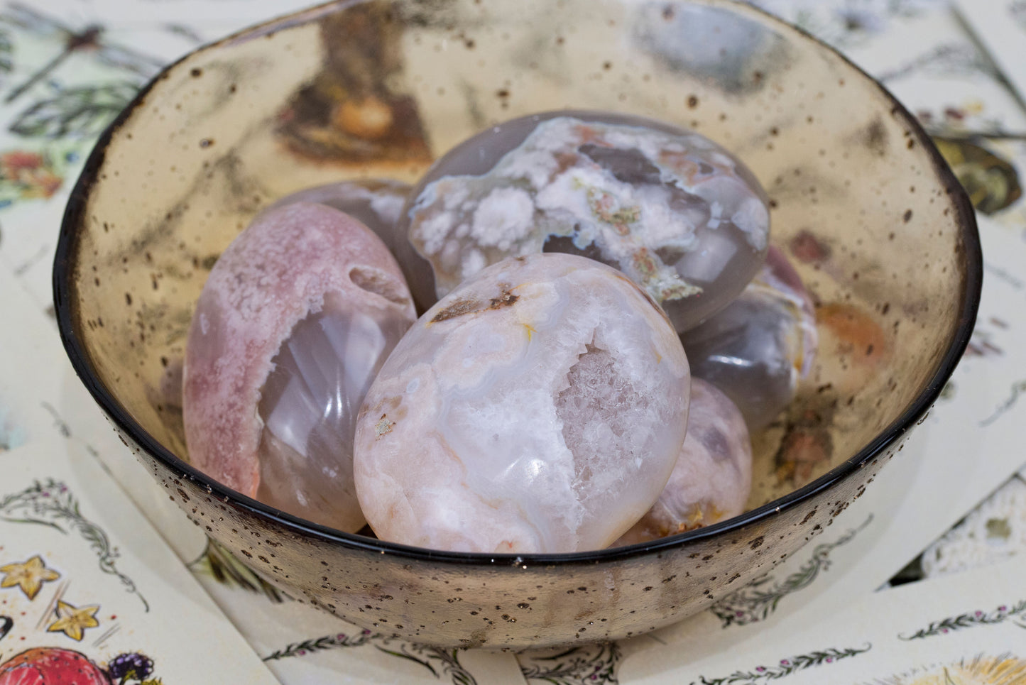 Flower Agate Palms