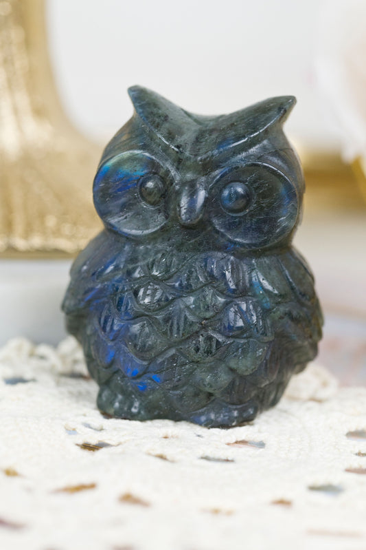 Labradorite Owls