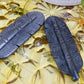 Silver-Sheen Obsidian Feathers