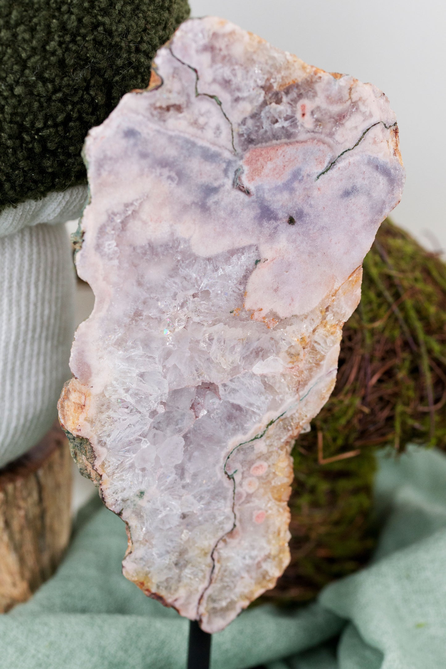 Pink Amethyst X Quartz Slab