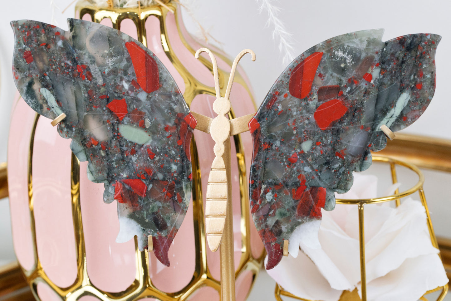 Bloodstone Butterfly Wings