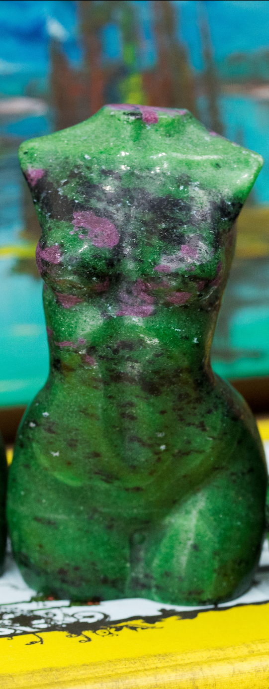 Ruby in Zoisite Goddess Bodies