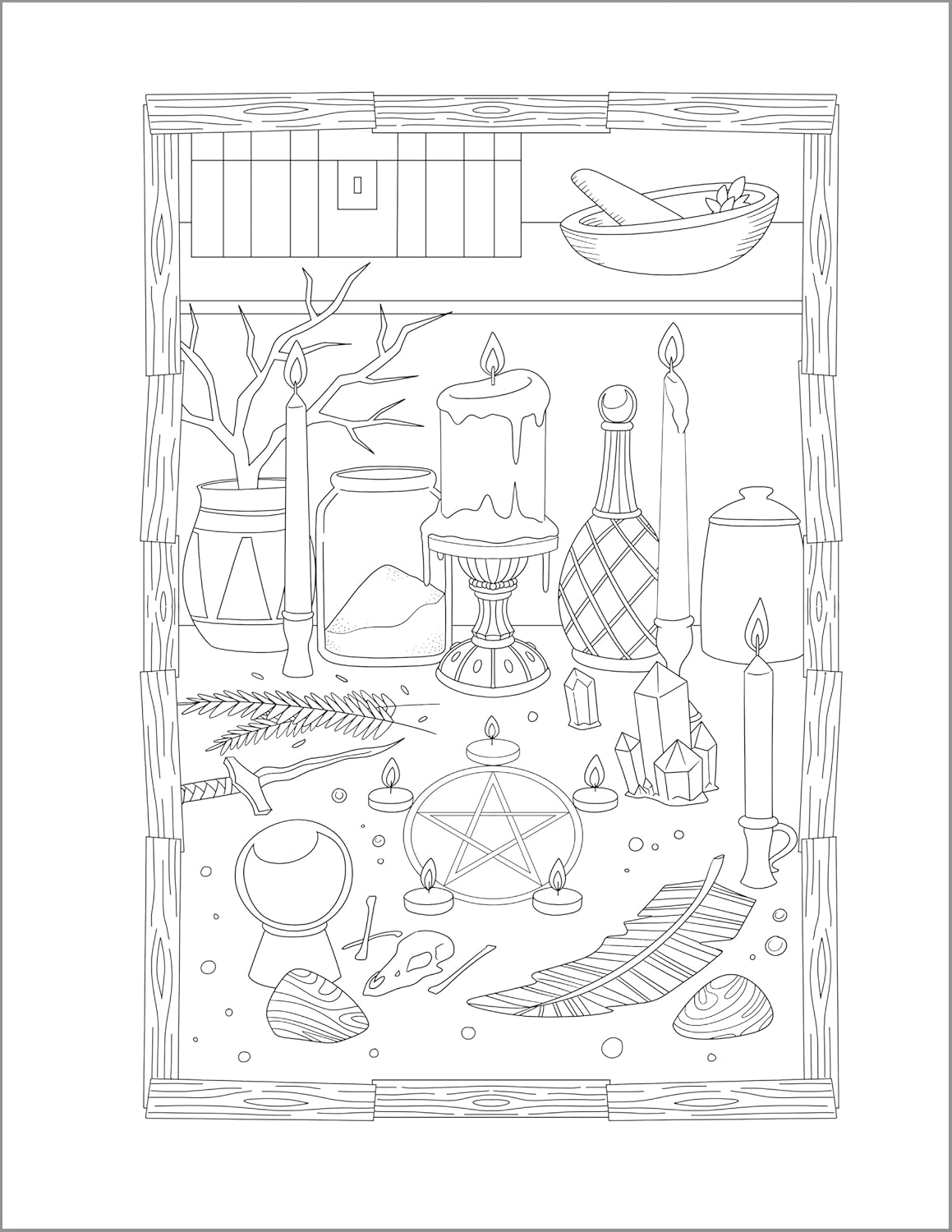 Witchcraft | Coloring Book