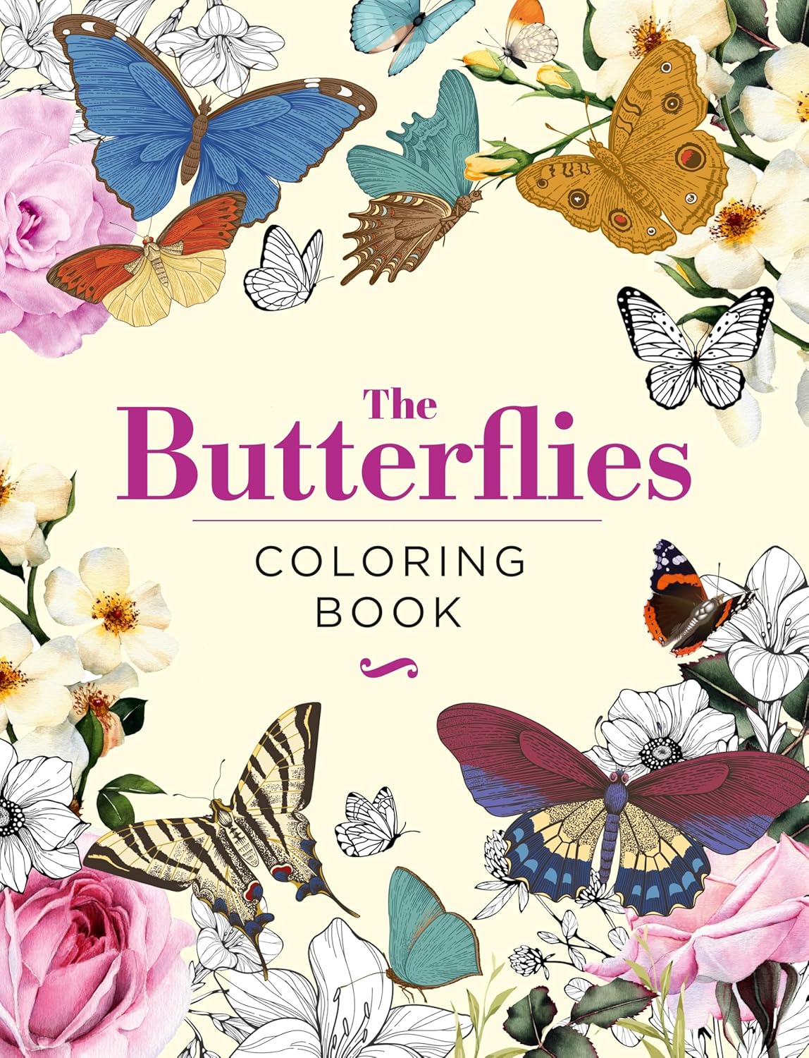 The Butterflies Colouring Book | Hardback Gift Edition