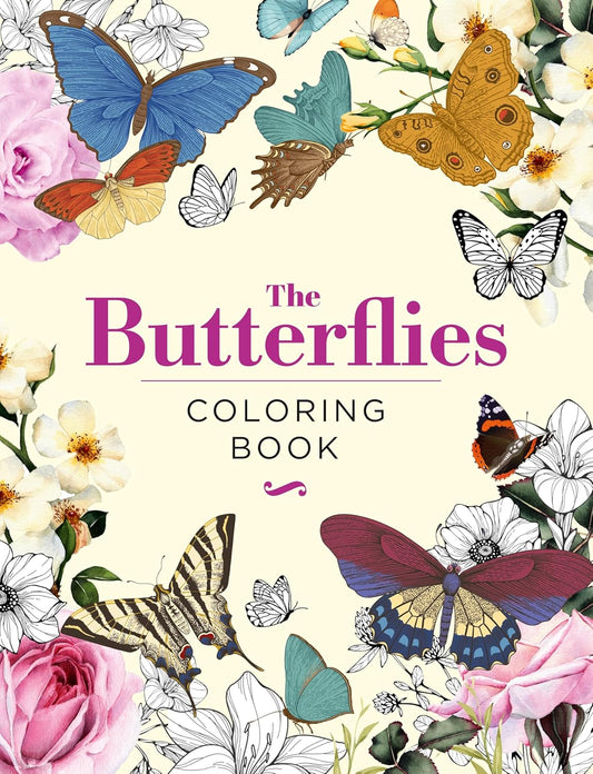 The Butterflies Colouring Book | Hardback Gift Edition