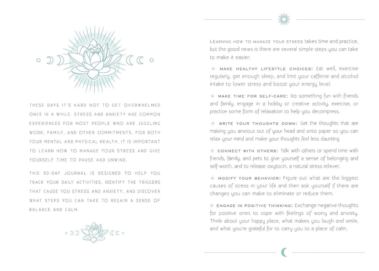 Calm | A Day & Night Reflection Journal