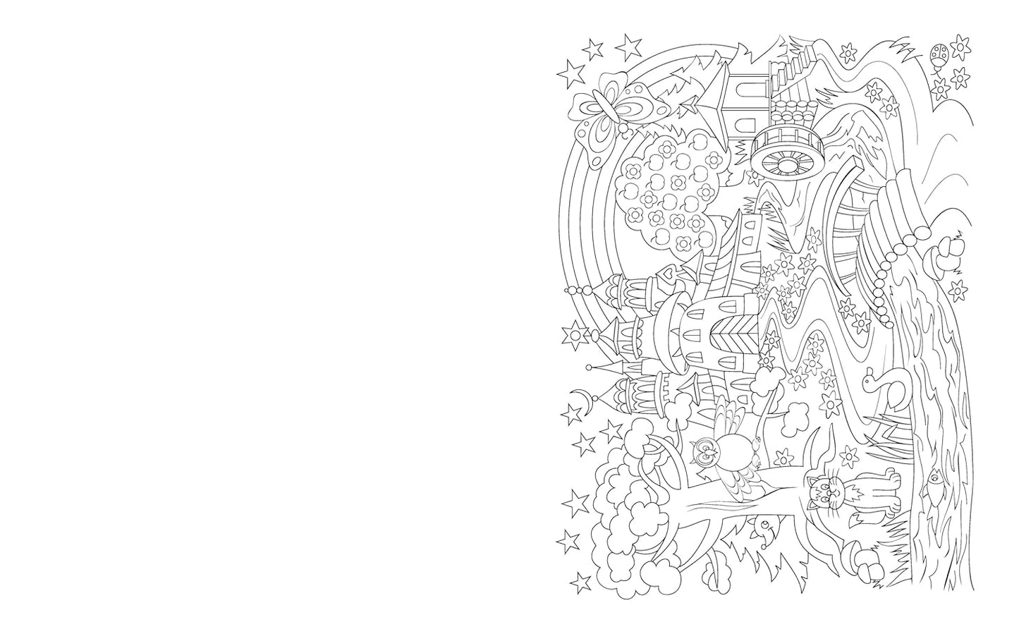 The Magical Landscapes | Colouring Book