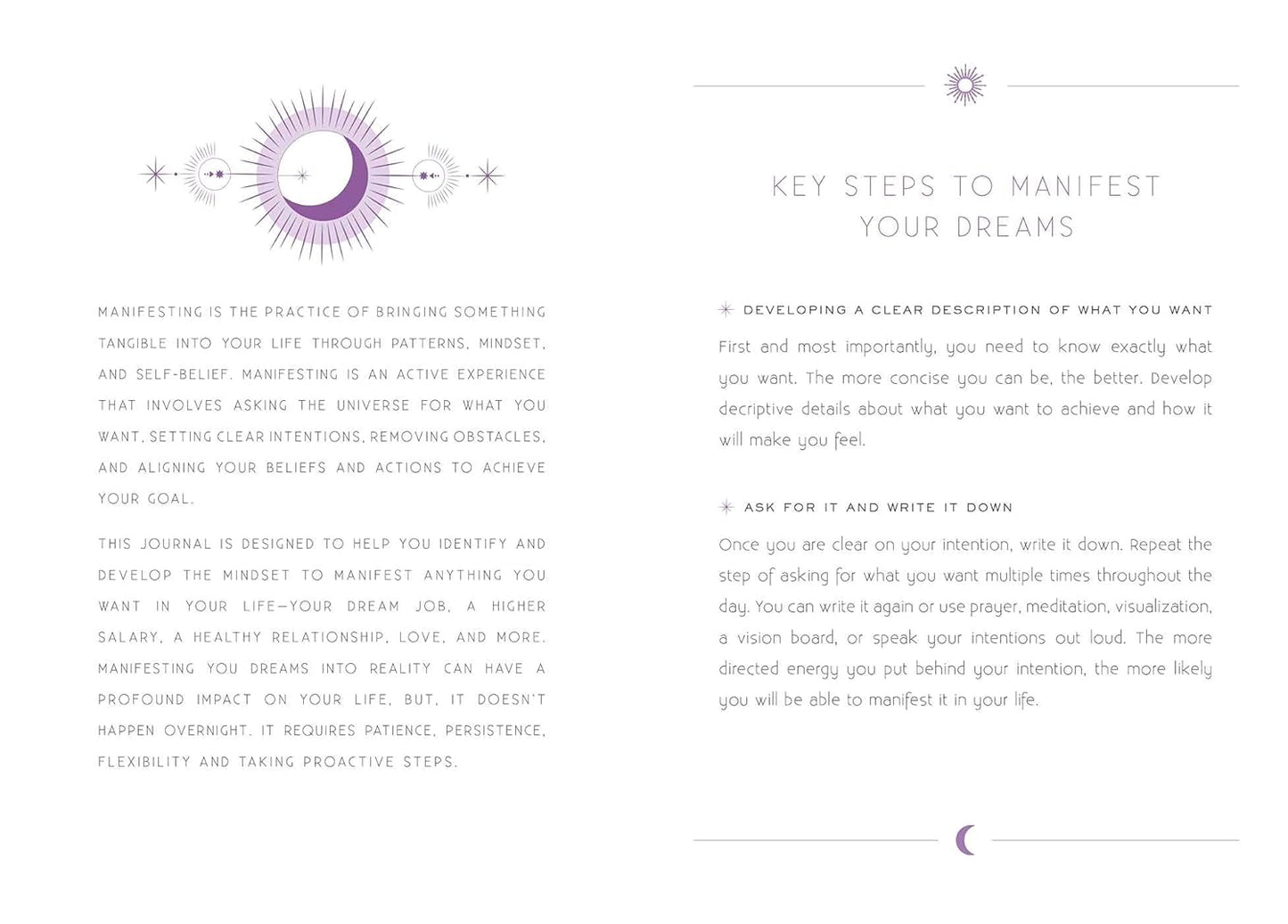 Manifesting | A Day & Night Reflection Journal