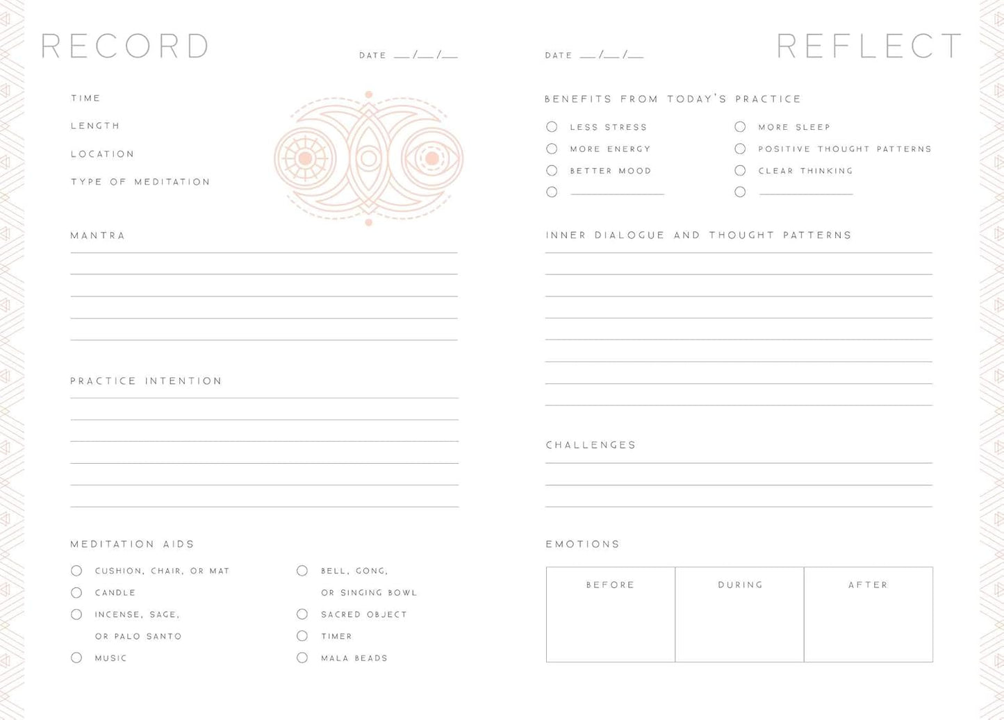 Meditation | A Day & Night Reflection Journal